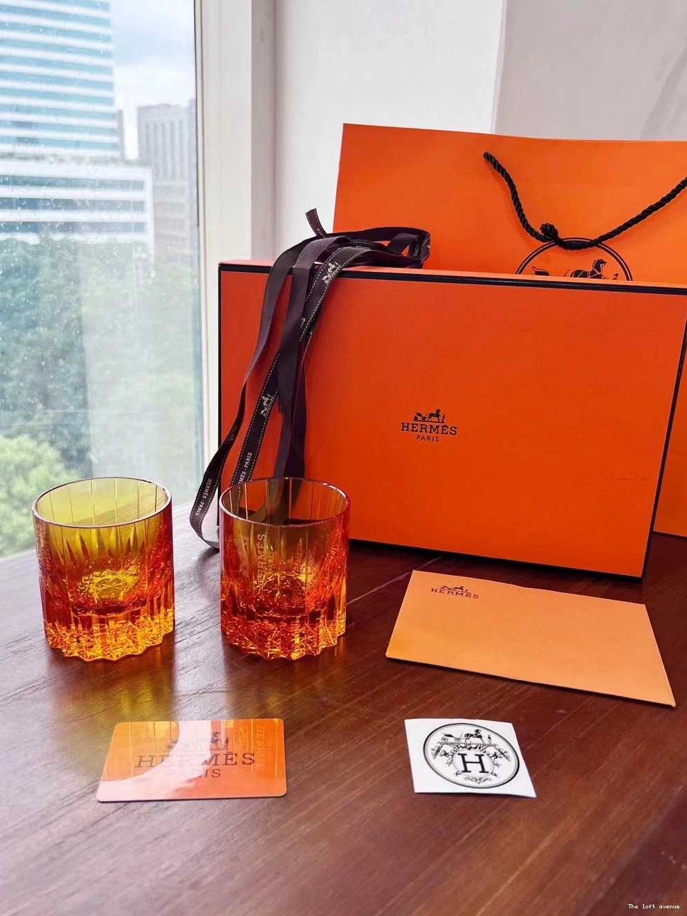 CUPS GLASSWARE HERMES 0730